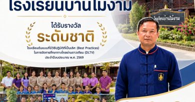 รร.บ้านไม้งาม รับรางวัลระดับชาติ Best Practices การจัดการศึกษาทางไกลผ่านดาวเทียม(DLTV)